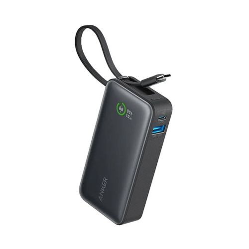 Anker Nano Power Bank 30W built-In USB-C Cable 10000mAh A1259H11 , 
