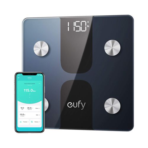 Anker Eufy Smart Scale C1-T9146H11 Bluetooth, Digital Bathroom Scale, Weight, Body Fat, BMI , 