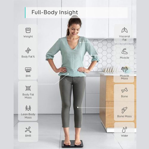 Anker Eufy Smart Scale C1-T9146H11 Bluetooth, Digital Bathroom Scale, Weight, Body Fat, BMI , 
