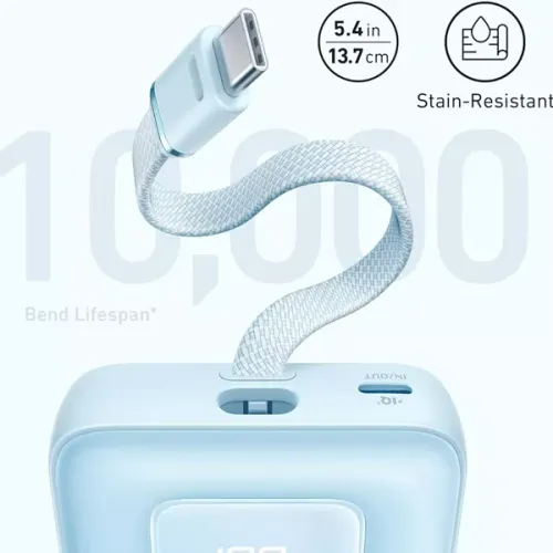 Anker Zolo Portable Charger, 10,000mAh 30W Power Bank , 
