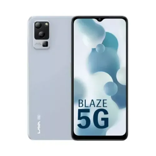 Lava Blaze 5G , 6 GB , 128GB , Glass Blue