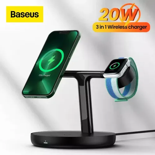 Baseus Swan 3-in-1 Wireless Magnetic Charging Bracket 20W , 