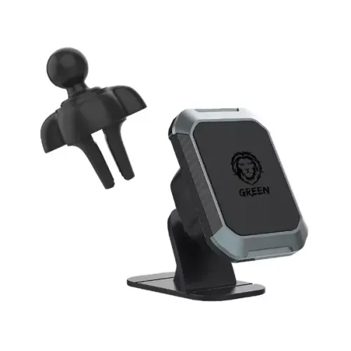 Green Lion 2 in 1 Magnetic Car Phone Holder , 