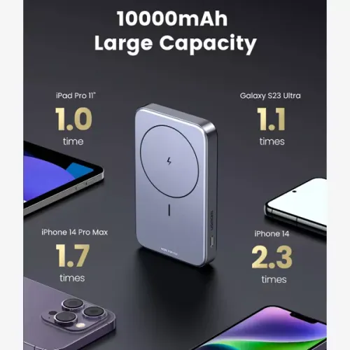 UGREEN Foldable Kickstand Magnetic Battery | 10000mAh , 