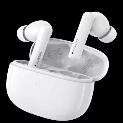 Ugreen HiTune T3 Active Noise-Cancelling Wireless Earbuds , White