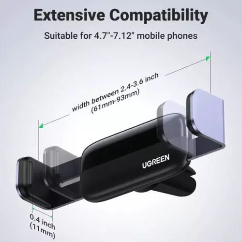Ugreen Air Vent Phone Holder - Grey , 
