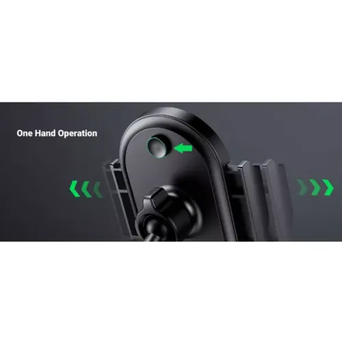 Ugreen Waterfall-Shaped Suction Cup Car Phone Mount - Black , 