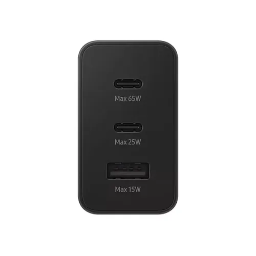 Samsung 65W PD Trio Universal Power Adapter EP-T6530 – Black , 