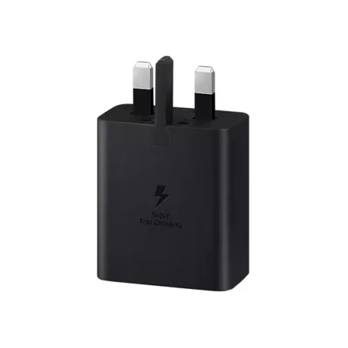 Samsung 45W PD Power Adapter USB-C Port/USB Type-C to C Cable 1.8m EP-T4510 – Black , 