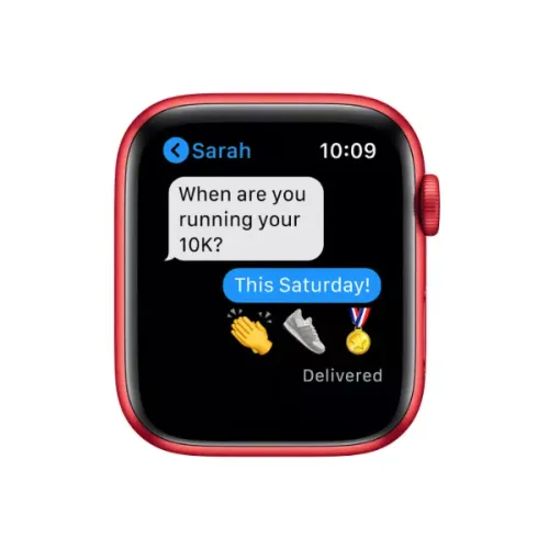 Apple Watch Series 6 44mm GPS  Red Aluminium Case with Red Sport Band , Red Aluminium