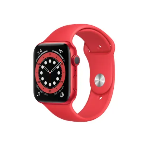 Apple Watch Series 6 44mm GPS  Red Aluminium Case with Red Sport Band , Red Aluminium