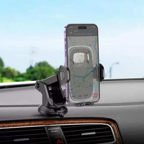 Hoco H15 Fair push-type car  holder(center console) , 