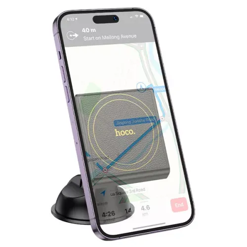 Hoco H47 Precious ring  magnetic car  holder(center console) , 