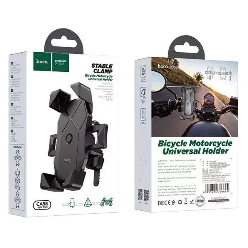 Hoco CA58 Light ride one-button  bicycle motorcycle  universal holder , 