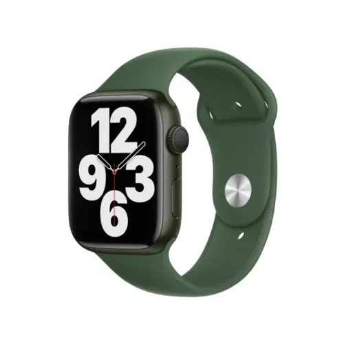Apple Watch Series 7 (A2473) (GPS Only) 41mm Green Aluminium Case with Clover Sport Band , Green Aluminium