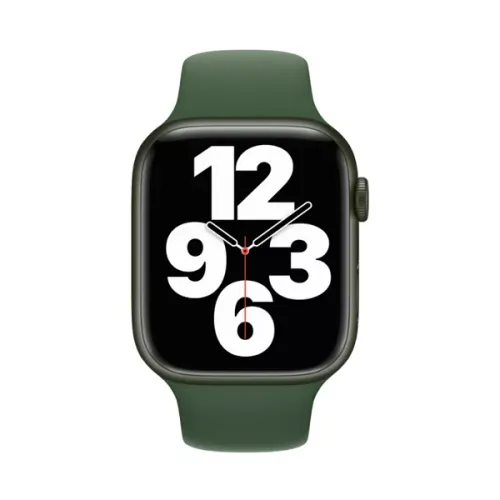 Apple Watch Series 7 (A2473) (GPS Only) 41mm Green Aluminium Case with Clover Sport Band , Green Aluminium