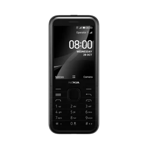Nokia 8000 DS 4G , 4GB , Black