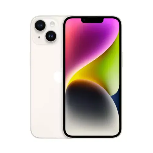 Apple iPhone 14 , 6 GB , 128GB , Starlight