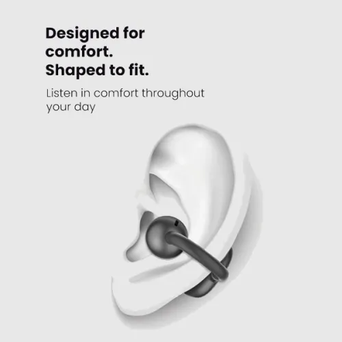 Moxedo True Open Ear Earbuds S8, Bluetooth 5.4 Earphones With USB C Case, Ear Hook Headphone, Active Noise Cancellation, 24H Battery, , 
