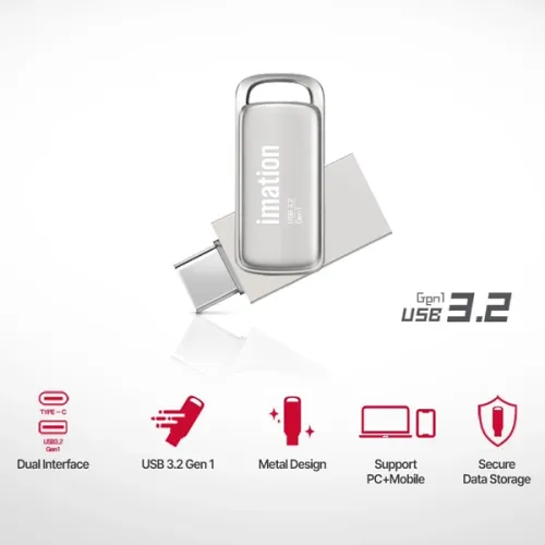 imation Z1 USB 3.2 Duo Drive 32GB , 