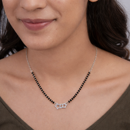 Celestial Twin Star Mangalsutra ,  hover