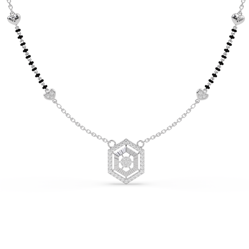 Geometric Hexagon Mangalsutra , 