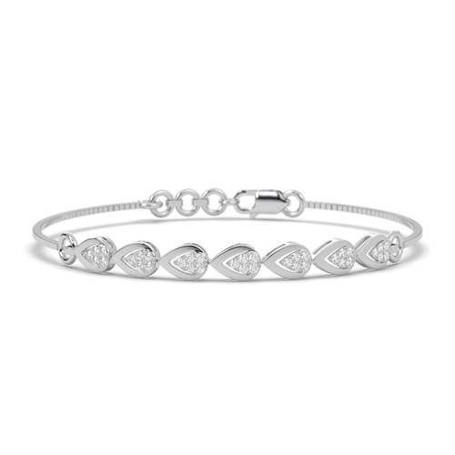 Silver Bead Chain Bracelet , 
