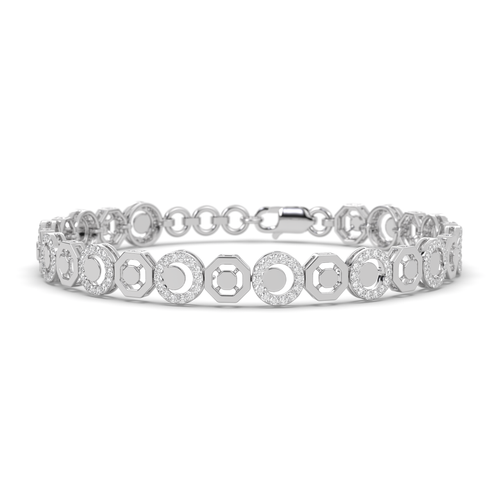 Circle Link Chain Bracelet , 