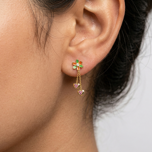 Tricolor Blossom Heart Drops , South Screw hover
