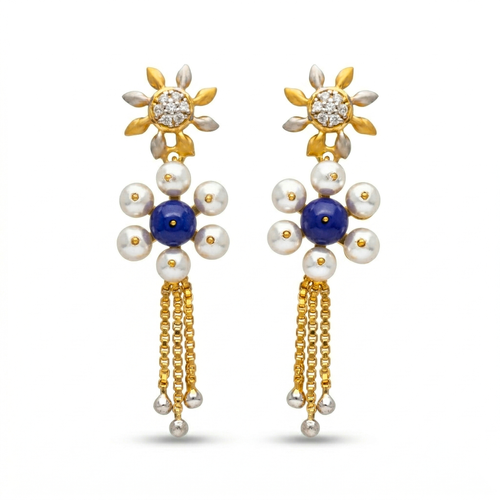 Sunburst Lapis Pearl Drops , South Screw