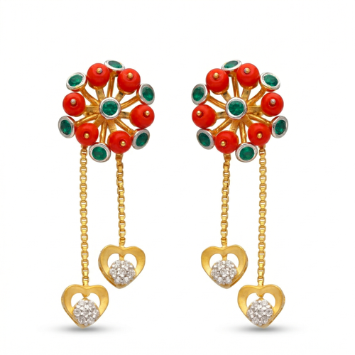 Royal Coral Sunburst Drops , South Screw