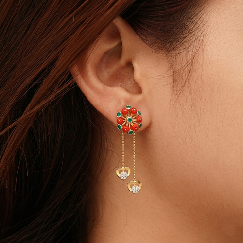 Royal Coral Sunburst Drops , South Screw hover