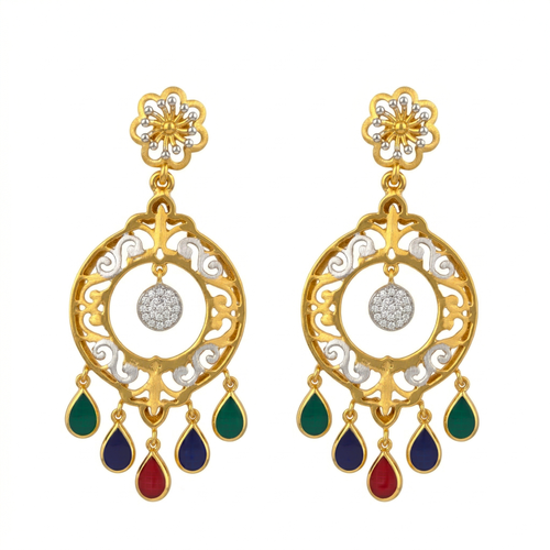Festive Filigree Chandbalis , South Screw