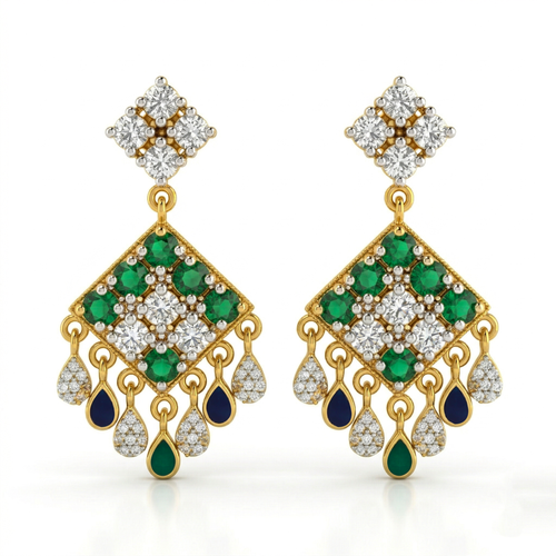 Geometric Chandelier Drops , South Screw