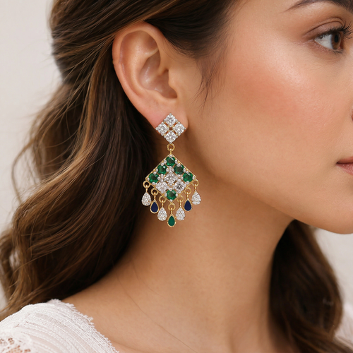 Geometric Chandelier Drops , South Screw hover