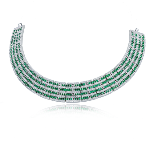 Emerald Glow Choker , 