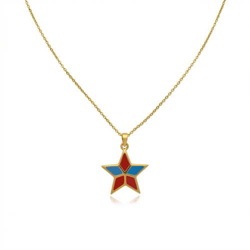 Patriotic Star Pendant , 