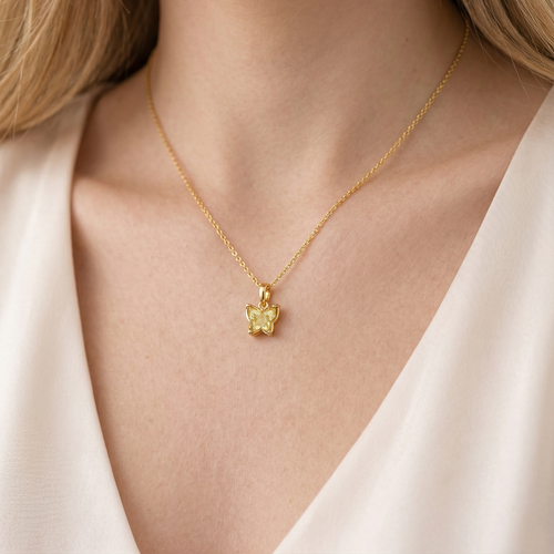 Golden Butterfly Charm ,  hover