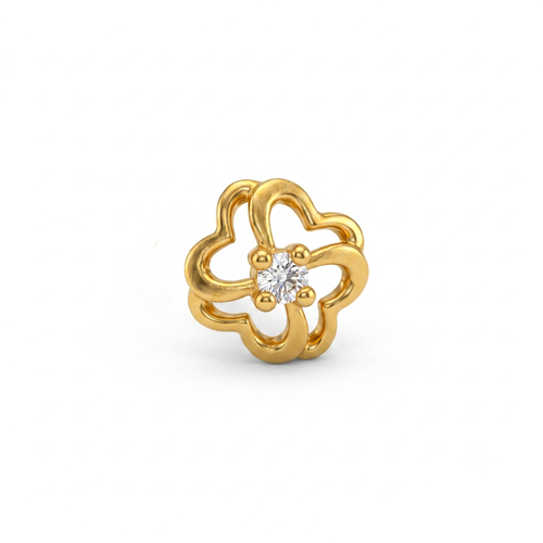 Petal Glow Nose Pin , 