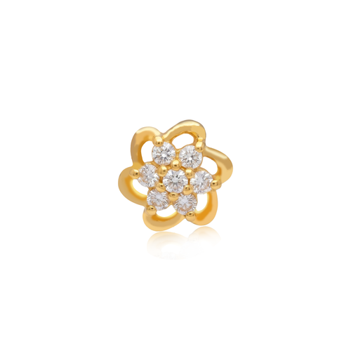 Golden Flora nose Stud , 