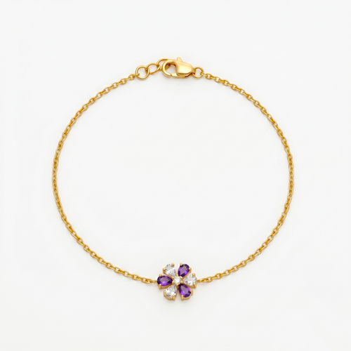 Violet Flora Bracelet , 