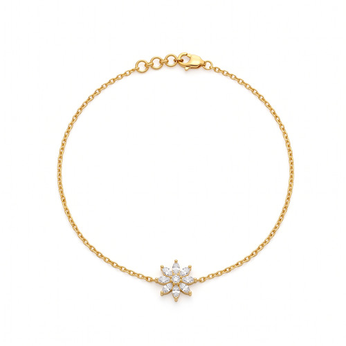 Stella Floral Chain Bracelet , 