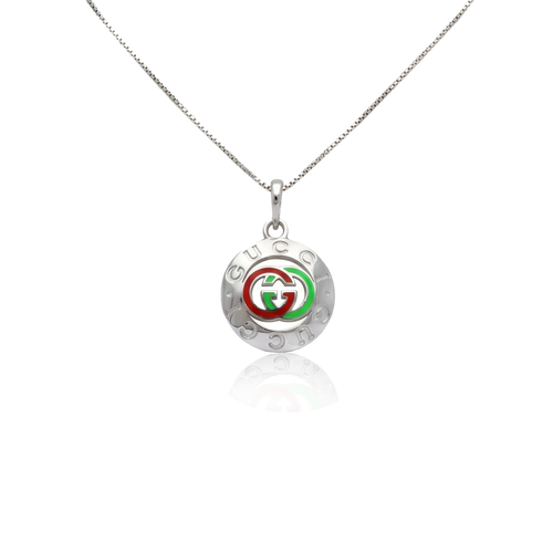 Round Interlocking 'G' Enamel , 
