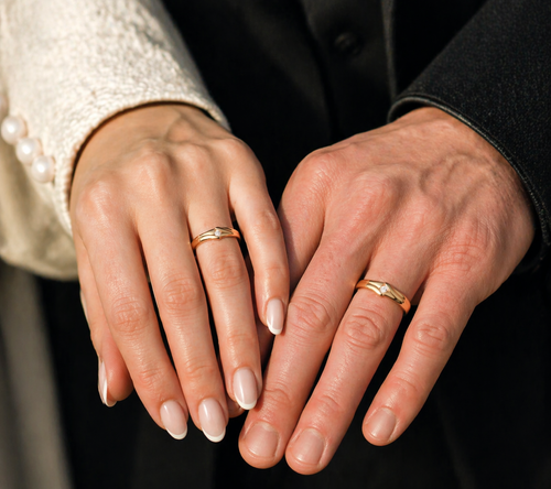 Union Wave – Vermeil gold  Couple Ring , 13 hover