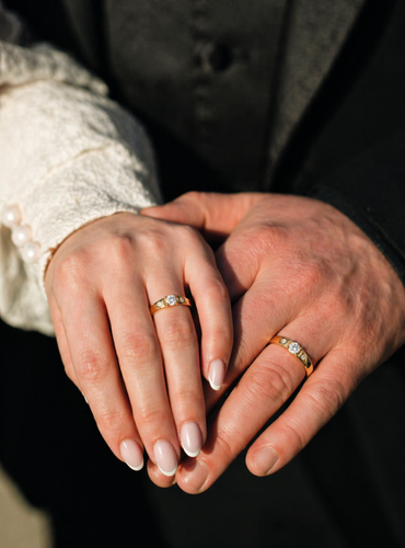 Eternal Bond Matching Vermeil gold  Couple Rings , 13 hover