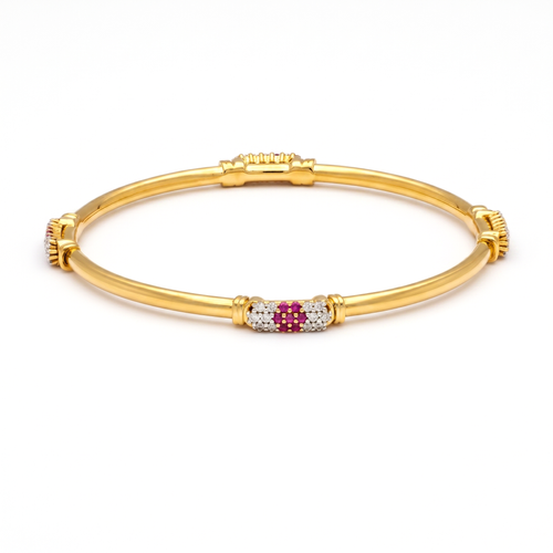 Dainty Floral Bangle , 2.3