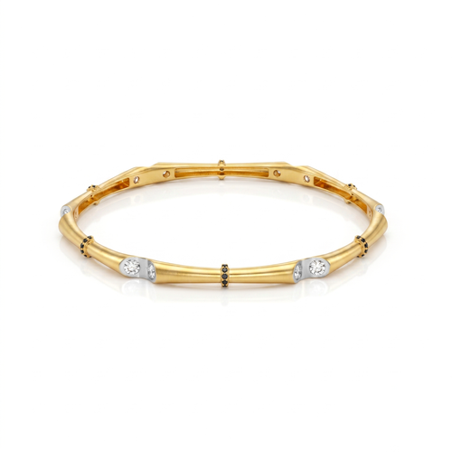 Bamboo Station Solitaire Bangle , 2.3