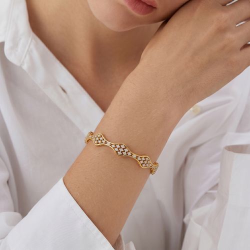 Wavy Lattice Bangle , 2.3 hover