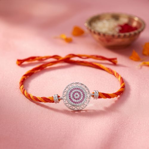 Sacred Heart Sterling Silver Rakhi , 