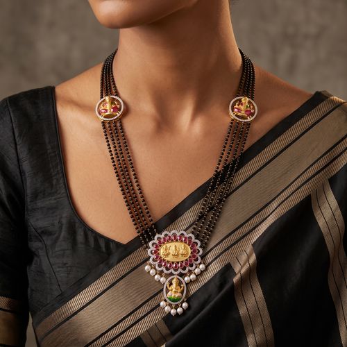 Royal Divine Lakshmi Necklace ,  hover